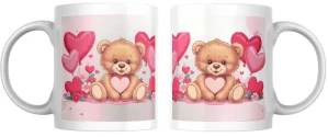 Hrnek medvídek Valentýn