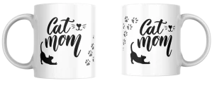 Keramický hrnek Cat mom