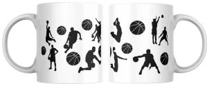 Hrnek s motivem Basketbalistů