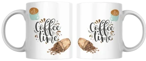 Hrnek s motivem coffe time