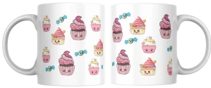 Hrnek s motivem cup cake