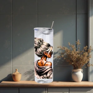 Termo kelímek Žena s vínem– termo hrnek s potiskem