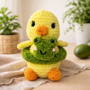 Háčkované kuřátko