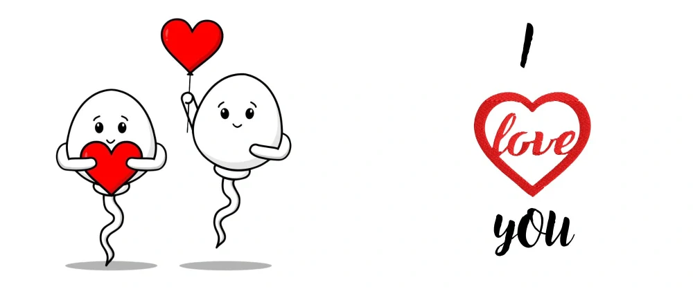 Hrnek Valentýn spermie