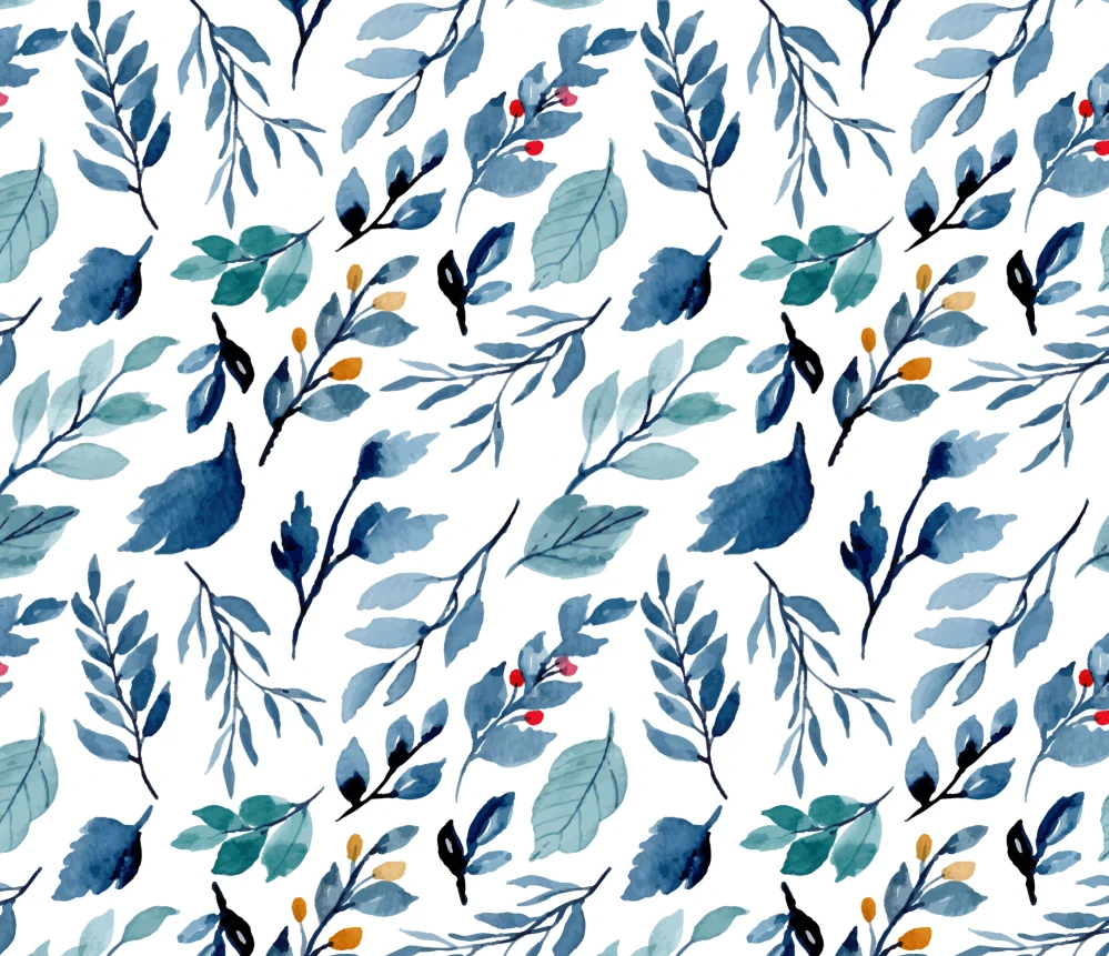 Termo kelímek modré listy