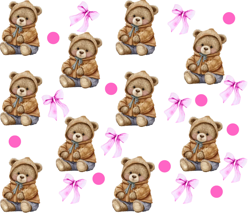 Termo kelímek Medvídek růžová varianta