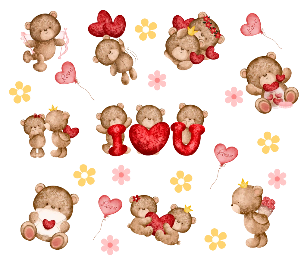 Termo kelímek Medvídek Valentýn