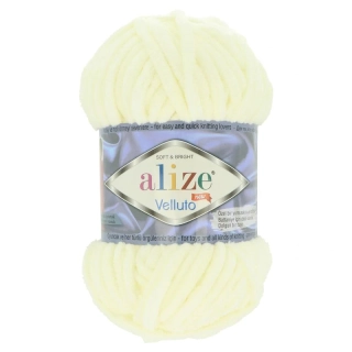 Alize Velluto č.62 krémová